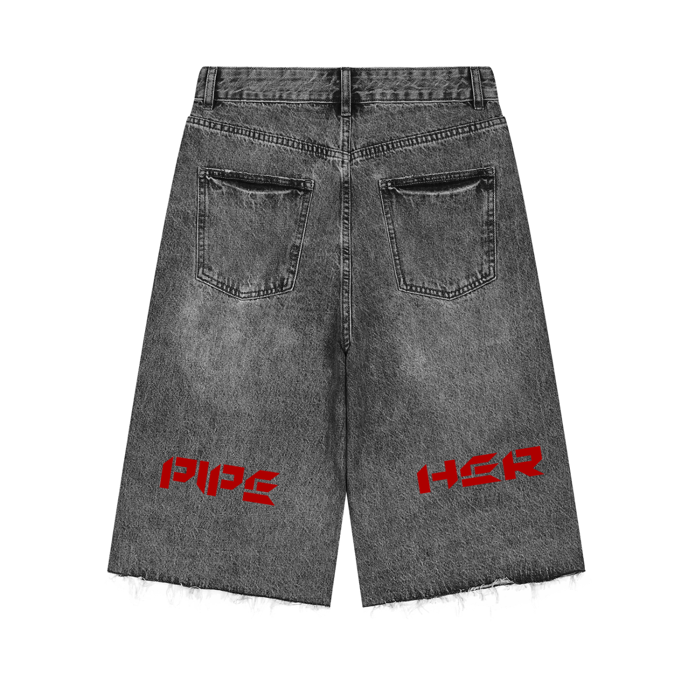 Men’s Vintage Wide Leg Denim Shorts