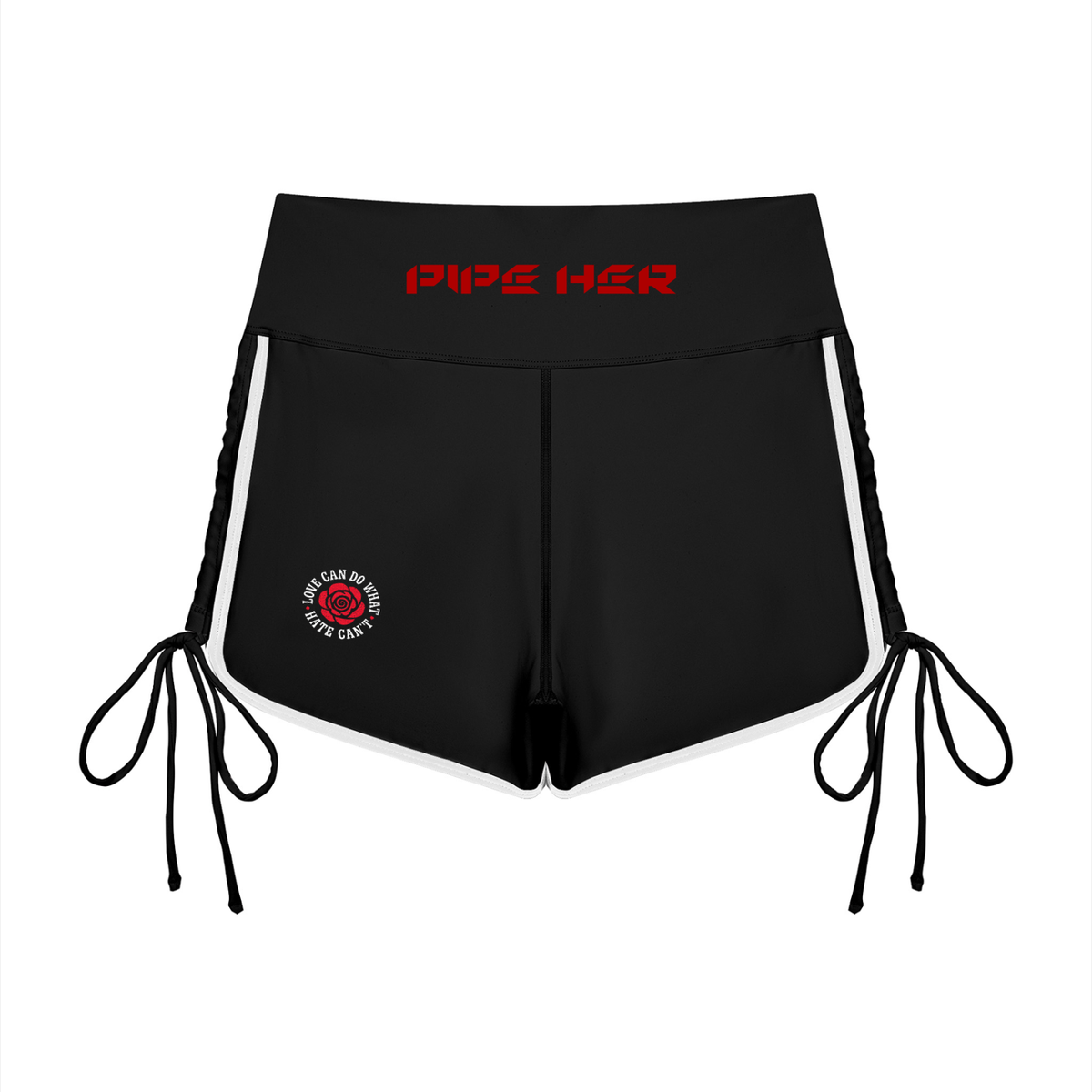 Women’s Color Block High Waisted Yoga Shorts